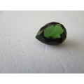 10.00 x7.30mm Pear cut Rare Green Sapphire 2.02 cts