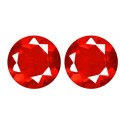 0.95 ct.[ 2 pc] Pair Round cut 6.00 x 6.00mm   AAA Red Fire Opal