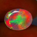2.91Ct. IF Premium 13 x 10 mm Rainbow Multi Flashy 3D Solid Color Play Welo Opal