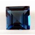 7.00 x 7.00  mm Princess/Square cut  South Sea  Blue Topaz 2.39 cts.