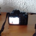Canon 450d DSLR with 18-55mm lens, bag and all accessories.