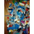 Large Mixed Lot of LEGO bricks, pieces and minifigs