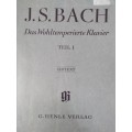 J. S. Bach. Sheet music book. Part 1. By G. Henle Verlag.