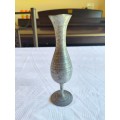 Vintage King`s Thailand pewter vase