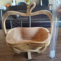 Wooden collapsible fruit basket - like new