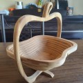 Wooden collapsible fruit basket - like new