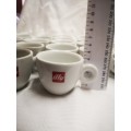 Set of 23 Illy espresso cups - bid per cup to take the lot