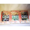 Three CSI PC/DVD games for one price.