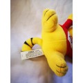 A loveable Garfield plush toy on offer - copyright paws