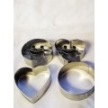 4 steel cookie cutters