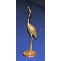 Vintage Brass figure of a Heron