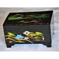 Vintage Lacquered Musical Jewellery Box