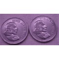 1965 - 20 Cent Coin x 2 lot