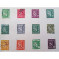 FINLAND MOUNTED USED STAMPS MARKKAA LION