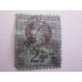 QUEEN VICTORIA POSTAGE AND REVENUE 2 1/2 D HOLES PUNCHED IN STAMP LD and CO