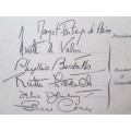 MARGOT FONTEYN 1959 AND OTHER FAMOUS BALLET DANCERS SIGNED CERTIFICATE SEE MORE