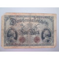 GERMANY - GERMAN/REICHS BANK NOTE/ EMPIRE OF GERMANY 1914/ 5 MARK/ RED EAGLE/RARE