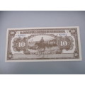 VINTAGE POSTCARD REPLICA OLD MEXICAN BANK NOTE 21cm  X  9 1/2 cm SEE MORE