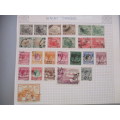 MALAY STATES - USED MOUNTED / HINGED STAMPS - OVER PRINTS / BMA MALA