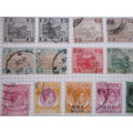MALAY STATES - USED MOUNTED / HINGED STAMPS - OVER PRINTS / BMA MALA