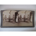 BOER WAR - STEREOSCOPE CARD - A BAD CASE SISTER WOUNDED FUSILIER