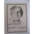 SIGNED / AUTOGRAPHED CLASSIC AUTHOR CATHERINE COOKSON DAME BOOK  PLATE