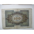 GERMANY - HUNDERT MARK - 1920 - BANK NOTE