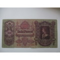 HUNGARY - 100 SZAZ PENGO  BANK NOTE 1930 E 398 051975