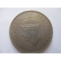 BEAUTIFUL  ALMOST UNC CONDITION EAST AFRICA 1 SHILLING 1947 COIN