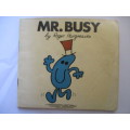 MR. MEN BOOKS  - MR. BUSY - 1978 - FIRST PRINTING OF THESE BOOKS