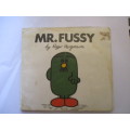 MR. MEN BOOKS - MR. FUSSY - 1976 - FIRST PRINTNG OF THESE BOOKS
