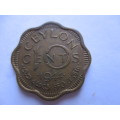 CEYLON  -  LOVELY CEYLON 10c  1944 coin