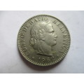 SWITZERLAND - 1962 - 20 KRONEN COIN