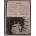 AUTOGRAPHED SIGNED - PROGRAMME EARTHA KITT AND  SOME NEWS PAPERS ARTICALS