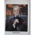 AUTOGRAPHED SIGNED NORMAN CROSBY A4 COMEDIAN