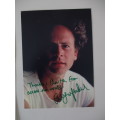 AUTOGRAPHED / SIGNED - ART GARFUNCKLE AND PRINTED PAUL SIMON SINGER