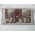 VICTORIAN STEREO CARD - STREET IN LONDON