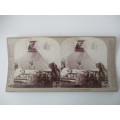 VICTORIAN - STEREOSCOPE CARD -  1800`S  - HER GUARDIAN ANGEL