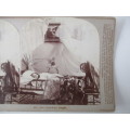 VICTORIAN - STEREOSCOPE CARD -  1800`S  - HER GUARDIAN ANGEL