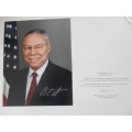 AUTOGRAPHED SIGNED / - SECRETARY OF STATE COLIN L. POWELL