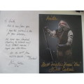 AUTOGRAPH / SIGNED - JOHN CALLEN - LORD OF THE RINGS  AND LETTER