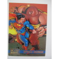 DC VERSUS MARVEL CARD - SUPERMAN / JUGGERNAUT