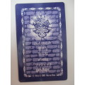 CHOCOLATE FROG   - HARRY POTTER 3D HOLOGRAPHIC CARD -  QUIDDITCH