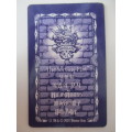 CHOCOLATE FROG - 3D HOLOGRAPHIC HARRY POTTER TRADING CARD - THE SORTING HAT - WARNER BROTHERS