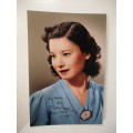 AUTOGRAPHED / SIGNED - AMERICA`S FIRST CHILD FILM STAR `BABY PEGGY`