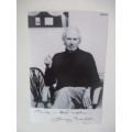 AUTOGRAPHED  SIR GEORGE HENRY MARTIN - PRODUCER OF THE BEATLES!!!!