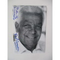 AUTOGRAPHED / SIGNED - EARL CAMERON - JAMES BOND AND HAND WRITTEN  LETTER