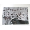 AUTOGRAPHED / SIGNED - LASSIE LOU AHERN - OUR GANG NOTE CHARLIE CHAPLIN