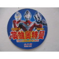 EARLY EDITION 3D HOLOGRAPHIC CHINESE BANDAI ULTRA HERO TAZOS - 6 PIECES