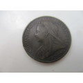 GREAT BRITAIN  - FARTHING - 1901 QUEEN VICTORIA  - GREAT DETAIL